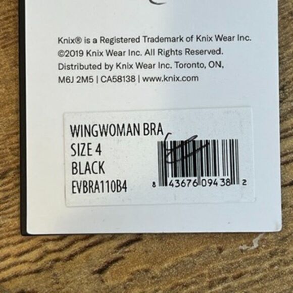 Knix WingWoman Contour Bra Size 4 Black Wireless T-Shirt Bra - Picture 8 of 10